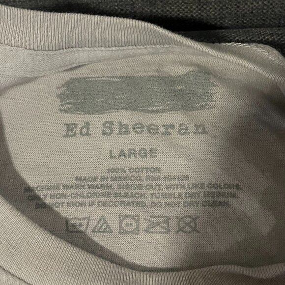 Ed Sheeran Concert Tour Tee NWOT Size L - Picture 5 of 5